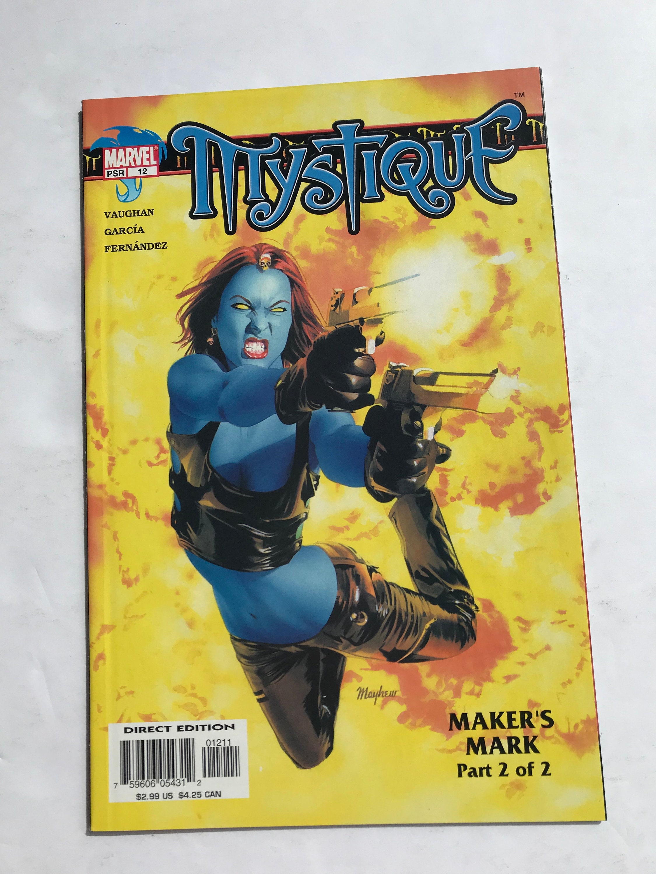 Mystique 12 - Brian K Vaughn - Mike Mayhew Cover (marvel Comics
