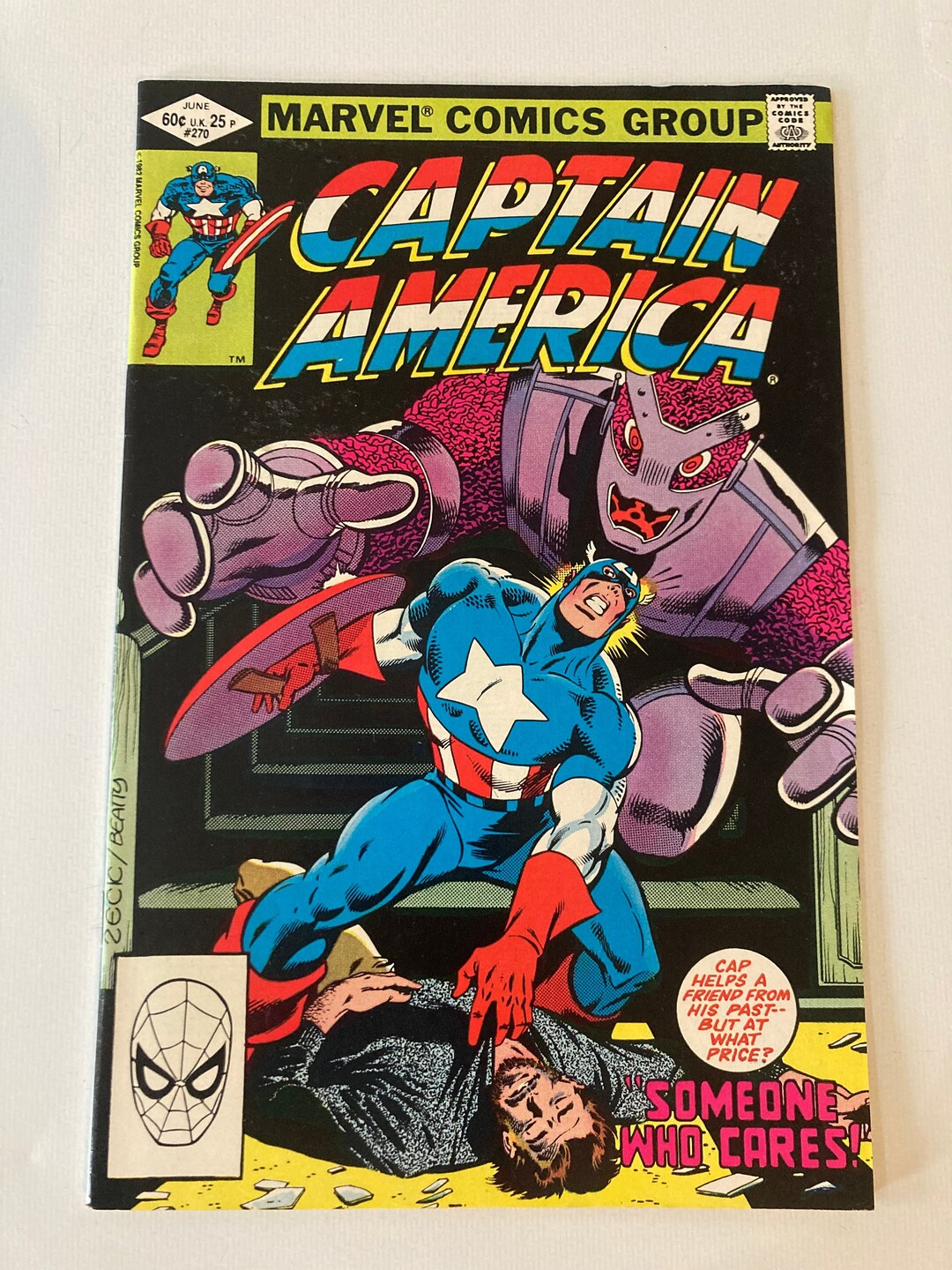 Buy Captain America #270 (1982): Mike Zeck Art, VF/NM Condition Online in  India