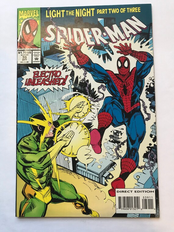 Spider-man 39 Spider-man Vs Electro marvel Comic Book 