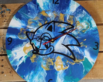 Reloj inspirado en Sonic