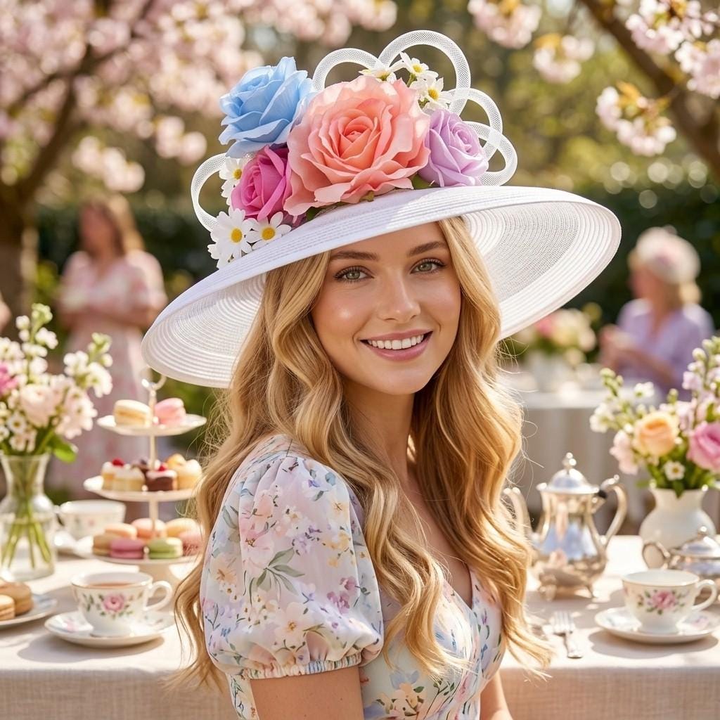 Pastel Derby Hat - Etsy display picture 2