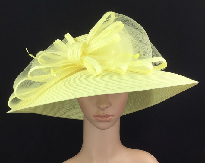 Yellow Derby Hat - Etsy