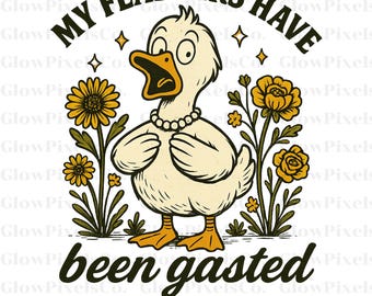 Sarkastische Gans PNG: Lustiger Erwachsenen Humor, Snarky Tier Meme (Digitaler Download)