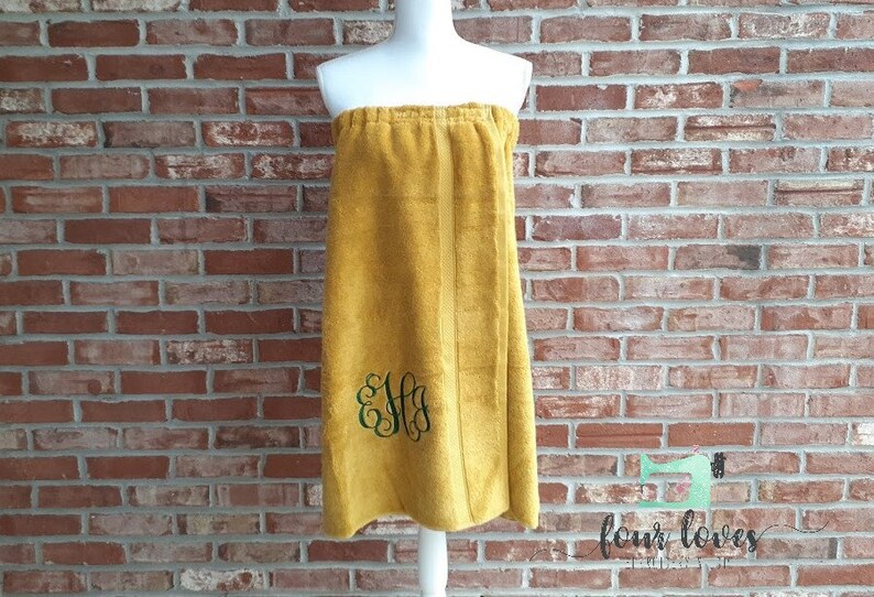Women's Towel Wrap Women's Towel Wrap with straps Etsy