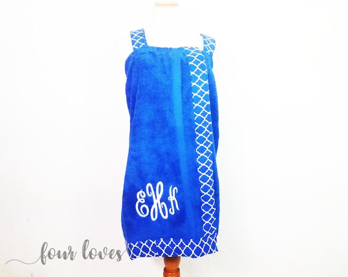 Women's Spa Wrap, Women's Spa Wrap With Straps, Women's Custom Robe