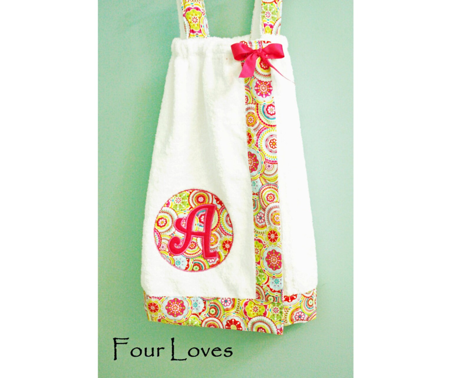 Girls Spa Wrap Girls Spa Wrap With Straps Custom Robe Girls Etsy