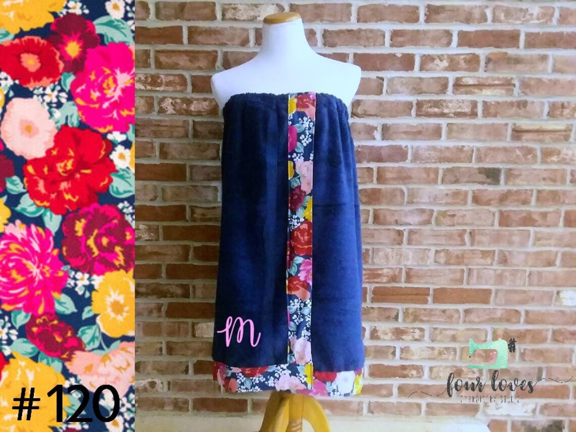 Spa Wrap With Strapswomen's Shower Wrapwomen's Etsy