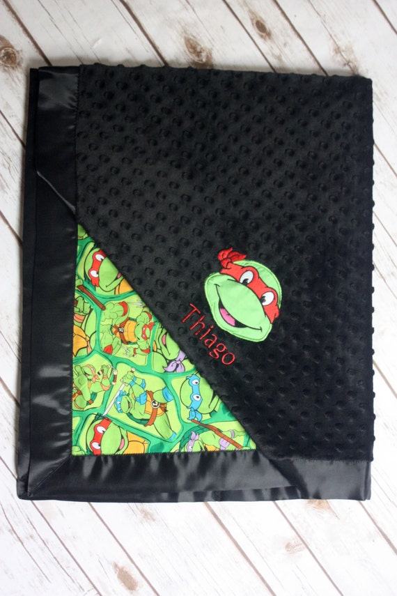 Custom Baby Blanket TMNT Baby Blanket Soft Baby Etsy
