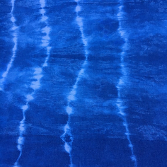 Indigo Shibori Blanket or Throw hand dyed all natural on | Etsy