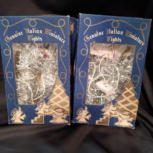 Vintage Italian Miniature Christmas lights