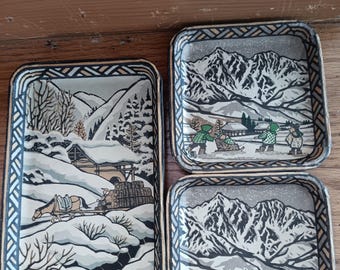Vintage Shin Kogei trays