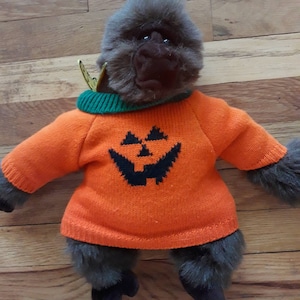 Vintage Halloween Monkey Puppet