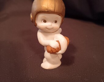 Vintage Lefton Kewpie football player