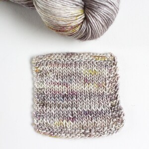 Preorder Fallow Field merino silk 100g 438yd Lilli art yarn hand painted yarn speckles image 4