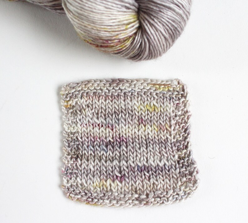 Preorder Fallow Field merino silk 100g 438yd Lilli art yarn hand painted yarn speckles image 4