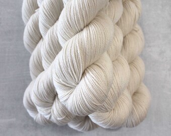 Destash Sale Yarn, Undyed, Merino Silk Bamboo Nylon blend
