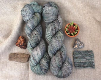 Peyton Sock Forest Floor, sock yarn, merino nylon high twist, speckled