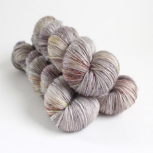 Preorder Fallow Field merino silk 100g 438yd Lilli art yarn hand painted yarn speckles image 3