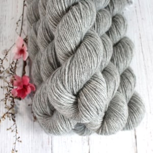 Sport Weight Yarn - Heather Gray