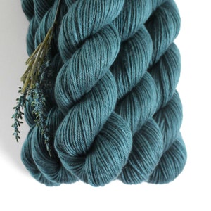 MALLARD soft teal DK 100% Cashmere yarn 55g  199yd