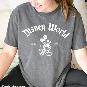 Disney World 1971 Shirt, Retro Disney World Tee, Comfort Colors Vintage WDW Shirt, Magic Kingdom Family Trip Tee, Disneyland