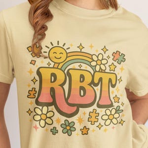 Retro RBT Comfort Colors Shirt: ABA Therapist Gift