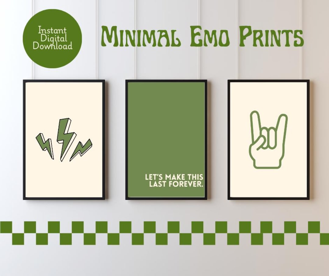 Emo Art Print: Pop Punk Skater Theme (digital Download) - Etsy
