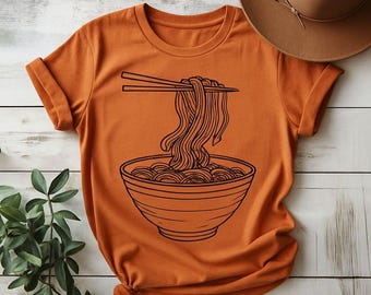 Ramen Noodle T-Shirt – Funny Foodie Tee, Asian Cuisine