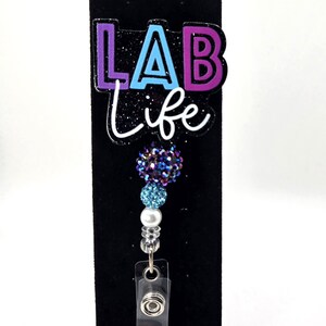 Lab Life, 100% Acryl, 12x19,5 cm, Etiketten Rolle