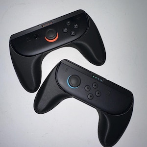Impugnatura ergonomica compatibile con Joy-Con per Nintendo Switch | Impugnatura comfort per controller | Accessorio da gioco stampato in 3D