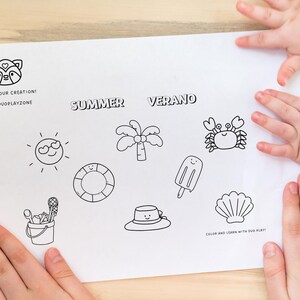 Summer Time - 9 coloring sheets