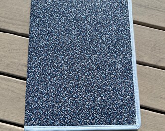 Floral Fabric Composition Book Cover, Reusable Padded Notebook Protector