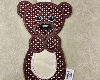 Bookmark, Teddy bear bookmark, stocking stuffer, backpack tag, child bookmark, gift tag , reading, children’s books, Teddy bear, teddy tag