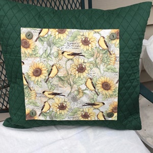 Sofa pillow cover, 18x18 pillow cover, Couch pillow cover, Decorative pillow cover, Pillow covers, Quilted Pillow Covers, Base Pillow Cover