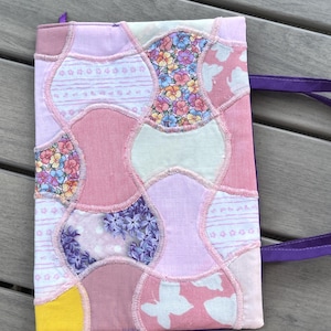 Cloth Book Covers with Handles, Bible Cover, Fabric Paperback Book Cover, Fabric Book Covers, Dust Jacket, Fabric-covered Book, Book Sleeve