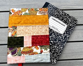 Composition book covers, Fabric notebook cover, School book cover, Composition book, composition notebook cover, notebook cover fabric