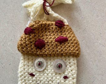 Shoulder Bag, Small Pouch, Small Purse, Children’s Purse, Earbud Holder, Change Purse, Latch key holder, Credit Card/Money Bag,Crochet Pouch