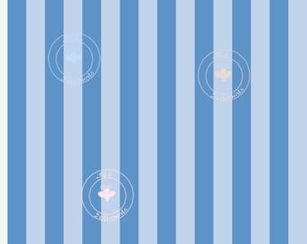 Blue Candy Stripe Seamless Pattern | Two-Tone Blue Stripes | Soft & Bold Blue Lines | Preppy Coastal Girly Background | Instant Download