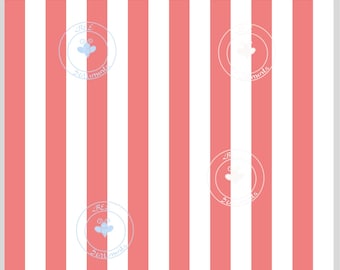 Coral and White Striped Seamless Pattern | Nursery wallpaper | Classic Stripe Repeat PNG, fabric pattern