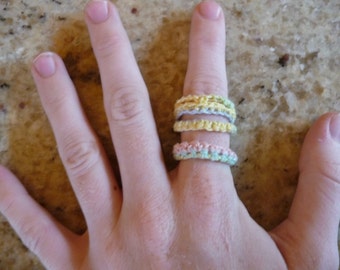 10 Crocheted Rings