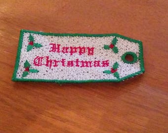 Lace Christmas Gift Tag