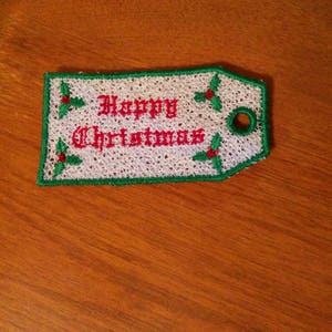 Lace Christmas Gift Tag image 2