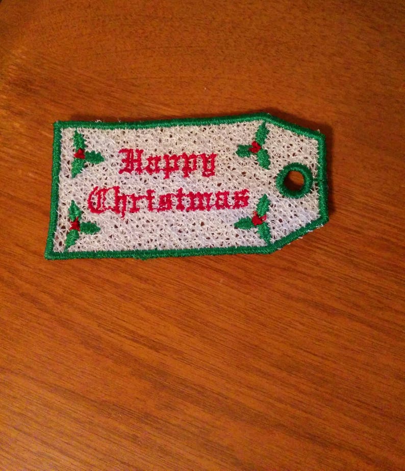 Lace Christmas Gift Tag image 2