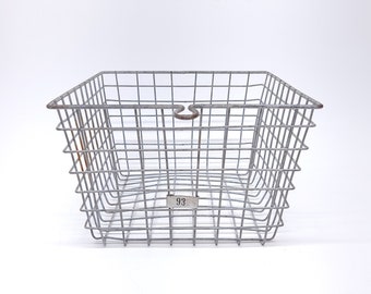 Vintage Wire Locker Basket - 1950's