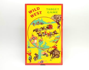 Wild West Target Game - Wyandotte Toys - 1950's Mint Mid Century Cowboys and Indians