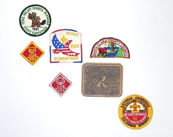 Vintage Boy Scouts of America Camporee Patches - 1960's - Cub Scouts Eagle Scouts BSA