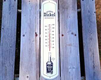 Thermomètre à whisky George Dickle - 1988 - Plus de 3 pieds de haut ! - Bar, Man Cave, Salon