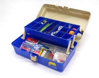 Vintage 90's Plano 3100 Tackle Box - Full of Tackle