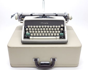 1964 Typewriter Olympia SM7  - With Case - Excellent Condition