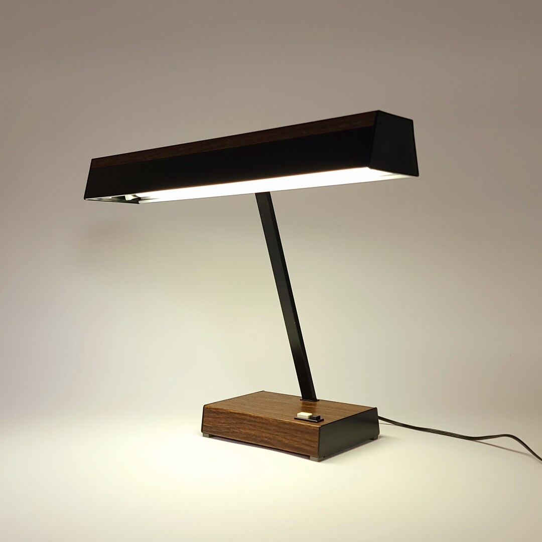 LUXO Mid Century Fluorescent Desk Lamp Etsy